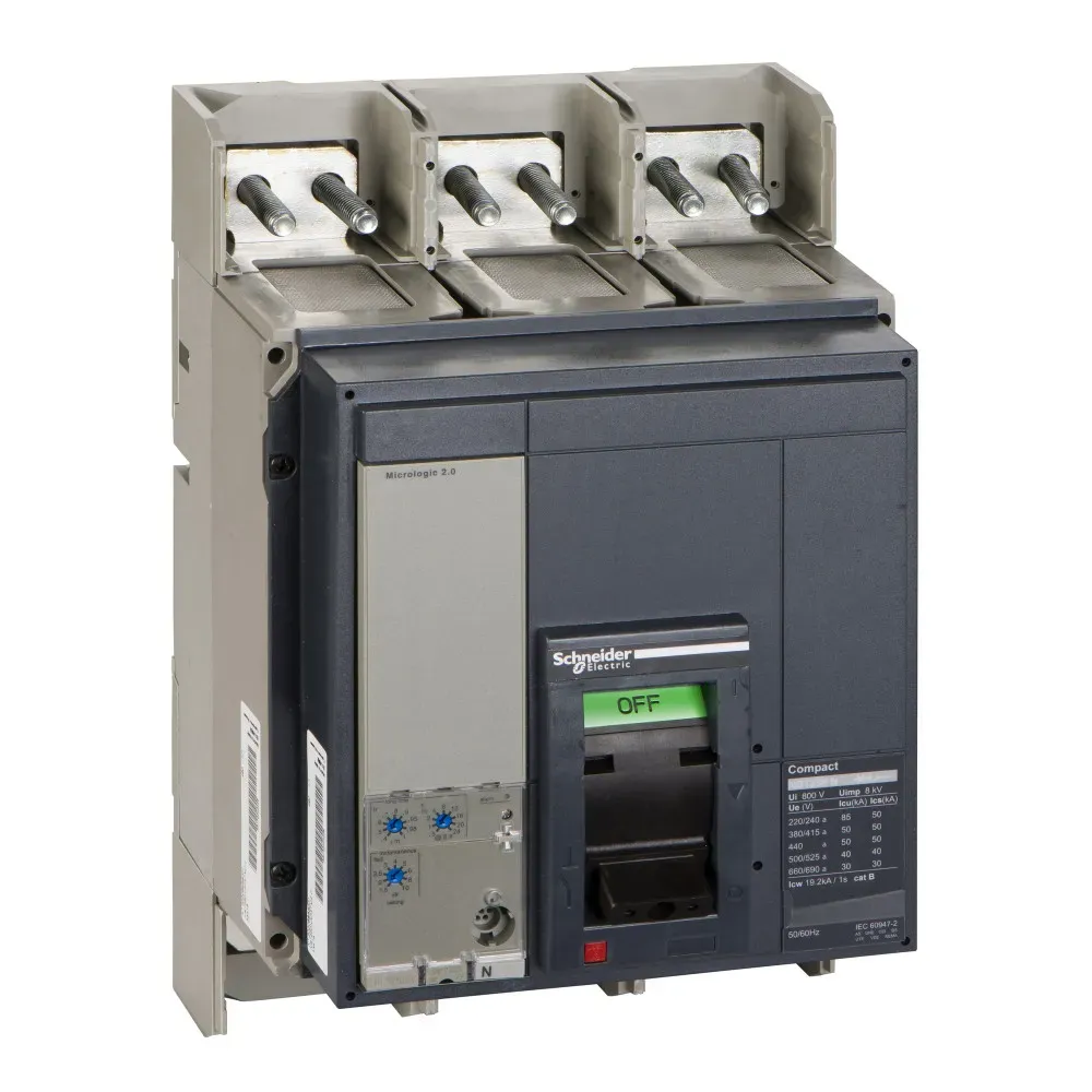 Выключатель NS1250 N 3p + MicroLogic 2.0 в сборе DEKRAFT 33478