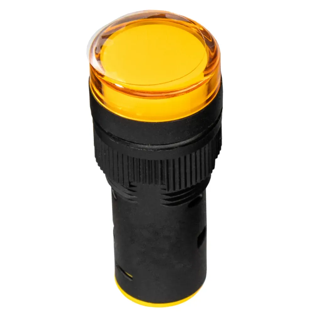 Лампа AD16DS(LED) матрица D16мм желтый 220В DC КЭАЗ 357827