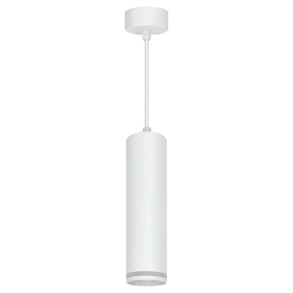 Светильник ДСО GU10 без лампы на подвесе белый FERON 48083