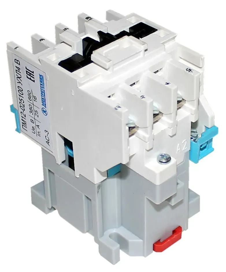 Пускатель электромагнитный ПМ12-025100 УХЛ4 В, 220В/50Гц, 2з+1р, 25А, нереверсивный, без реле, IP00 Электротехник ET012136