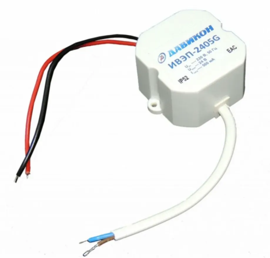 Источник вторичного электропитания 24В 0,5А Давикон ИВЭП-2405G