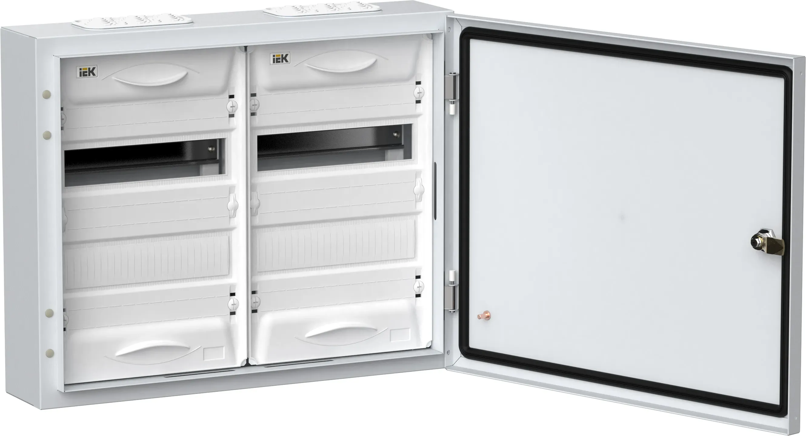 Titan 5 корпус металлический щрн-48 (2х24) 460х570х140 ip54 белый IEK TI5-50-N-2X024-54