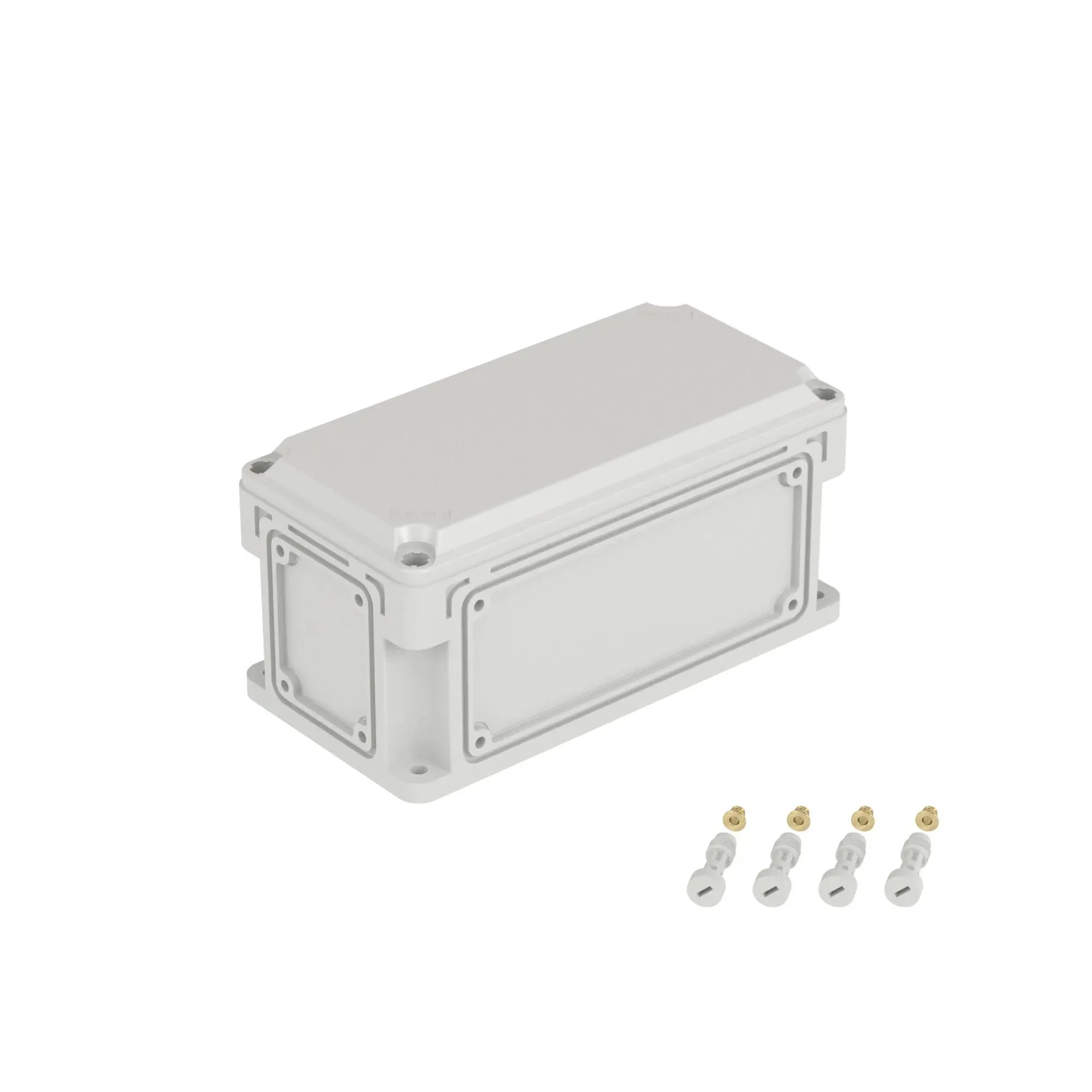 Корпус IP67 300х150х146 Hкрышки=21 пластиковый с выбивным фланцем непрозрачная крышка DKC 531210