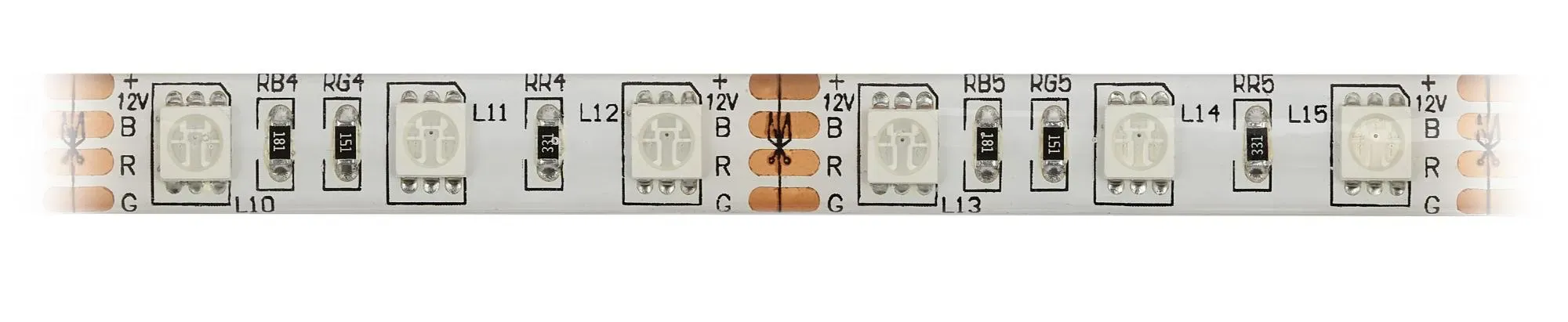 Светодиодная лента LS5050-14,4-60-12-RGB-IP65-2year-5м 12В