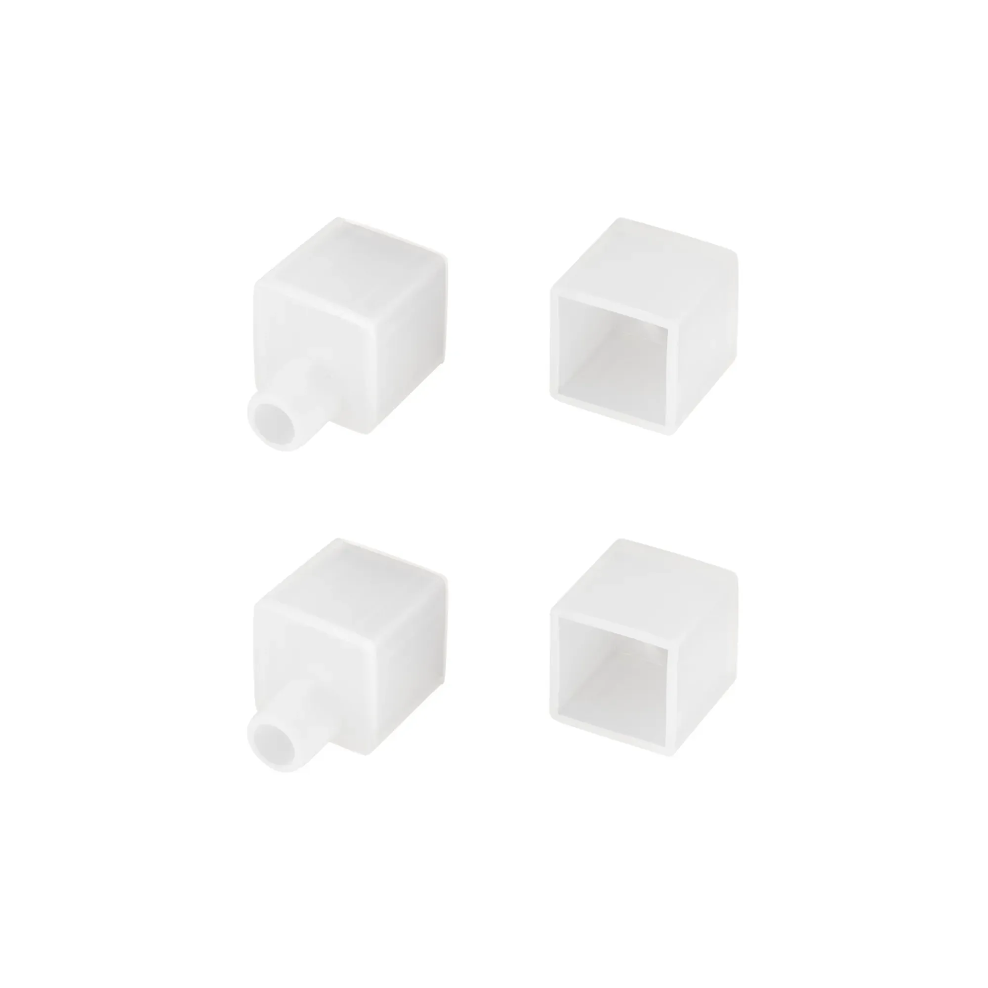 Заглушка WPH-FLEX-1212-TOP WHITE с отверстием (пластик) Arlight 040859