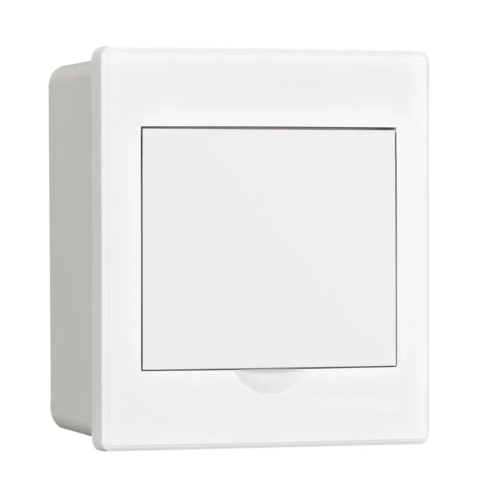 Корпус пластиковый навесной белая дверь 1 ряд 4 мод. ip41 щрн-п DEKRAFT 31084DEK