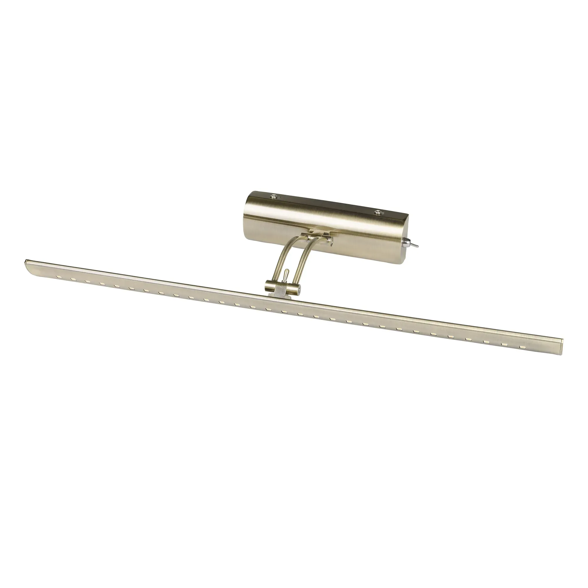 Светильник светодиодный для подсветки картин и зеркал.ULT-F34-7W/4000K IP20 ANTIQUE BRASS 600Лм. Механический выключатель. Античная латунь Uniel UL-00006904