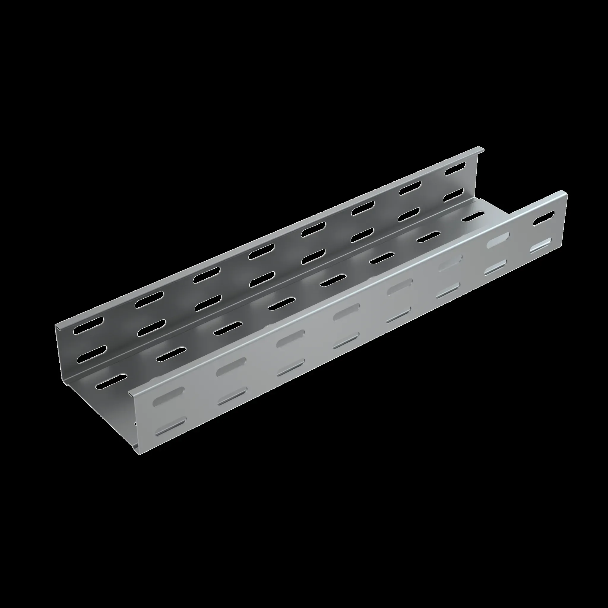 Лоток перф. 50х300х0,7 l3000 мм стандарт КМ-ПРОФИЛЬ LPE50-300-0.7-3000