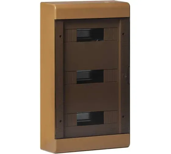 Тусо.щиток о/п на 36 мод. с двер. 520х303х117,5мм  (коричневый) RUVINIL 68036К