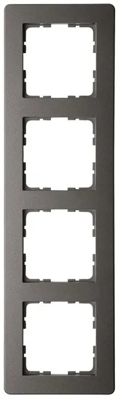 Рамка G-Flex 4-постовая, цвет Мокко Jasmart G1104Z