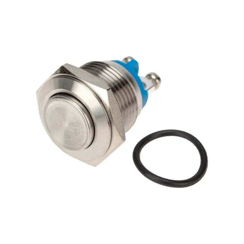 Кнопка антивандальная 16 Б/Фикс (2с винт) (ON)-OFF выпуклая REXANT 36-3231