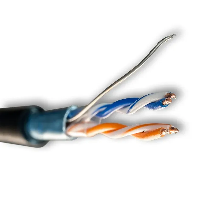 Витая пара SUPRLAN Standard FTP 5e 2x2xAWG24 Cu PE Out. 500м (RUS)