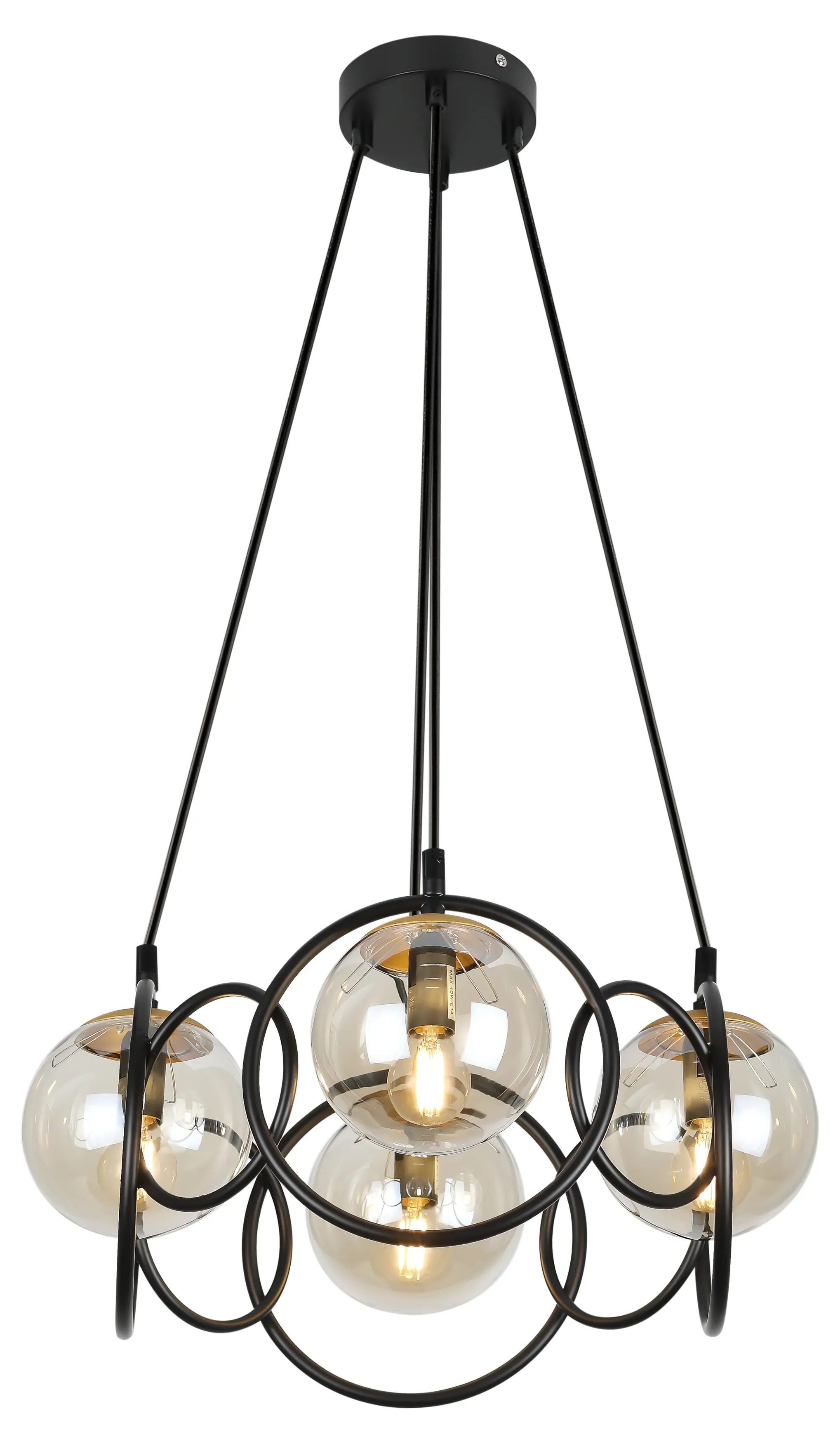 Люстра Ariadna 4074-204 4 х E14 40 Вт дизайн Rivoli Б0047333