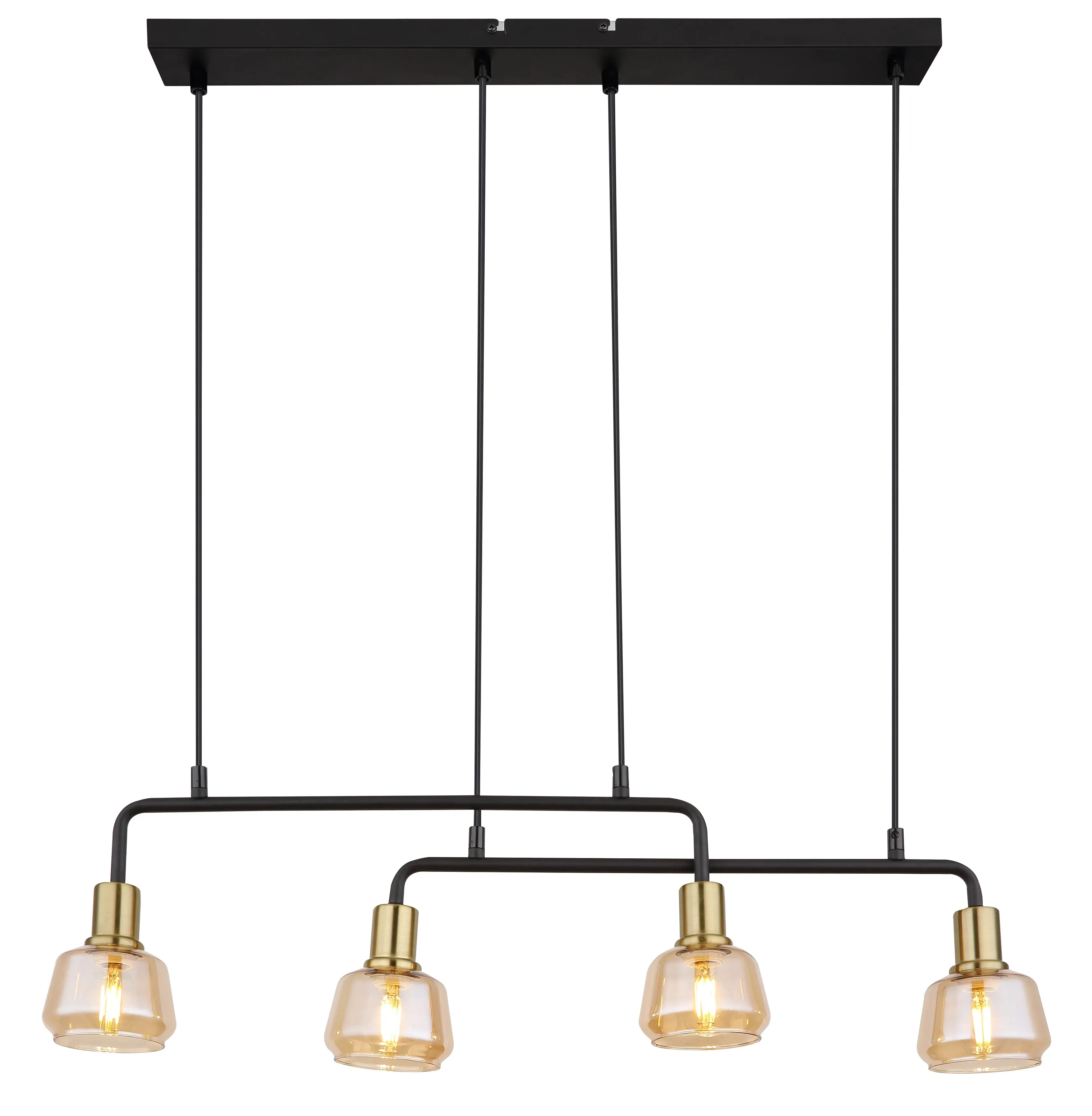 Светильник подвесной (подвес) Ada 3195-208 4 х Е14 40 Вт модерн потолочный Rivoli Б0055364