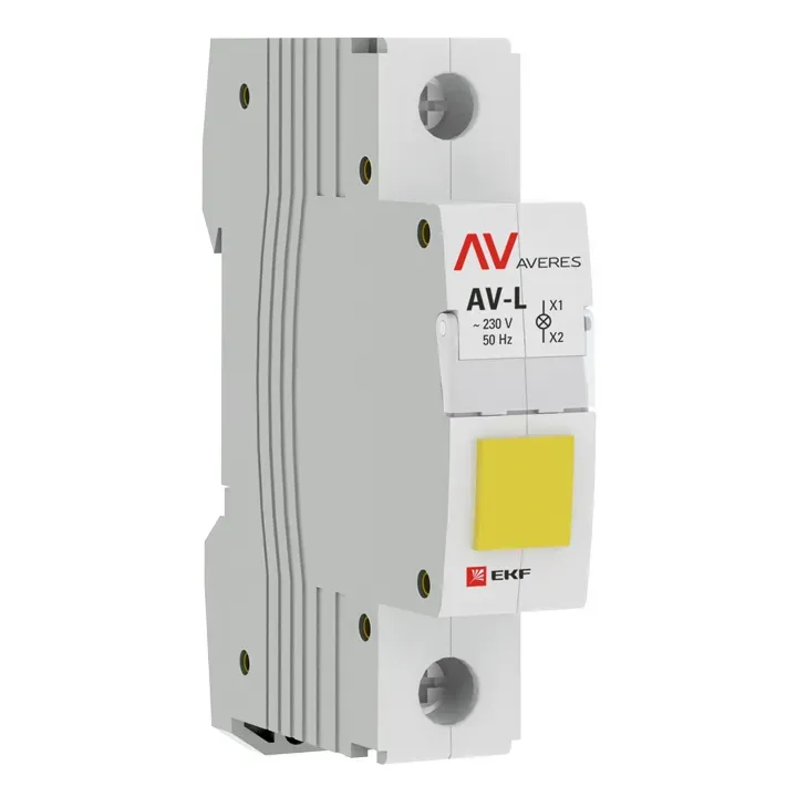 Лампа сигнальная AV-L желтая AVERES EKF av-l-yellow-averes