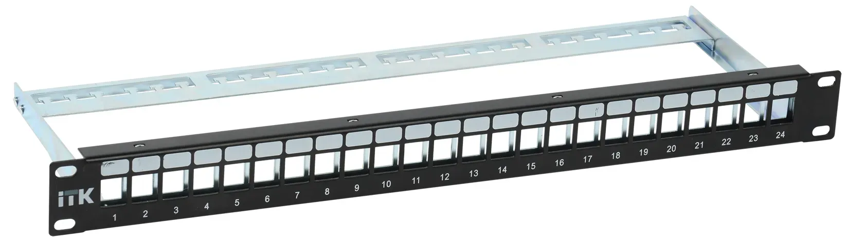 Патч-панель 1U модульная FTP 24 порта