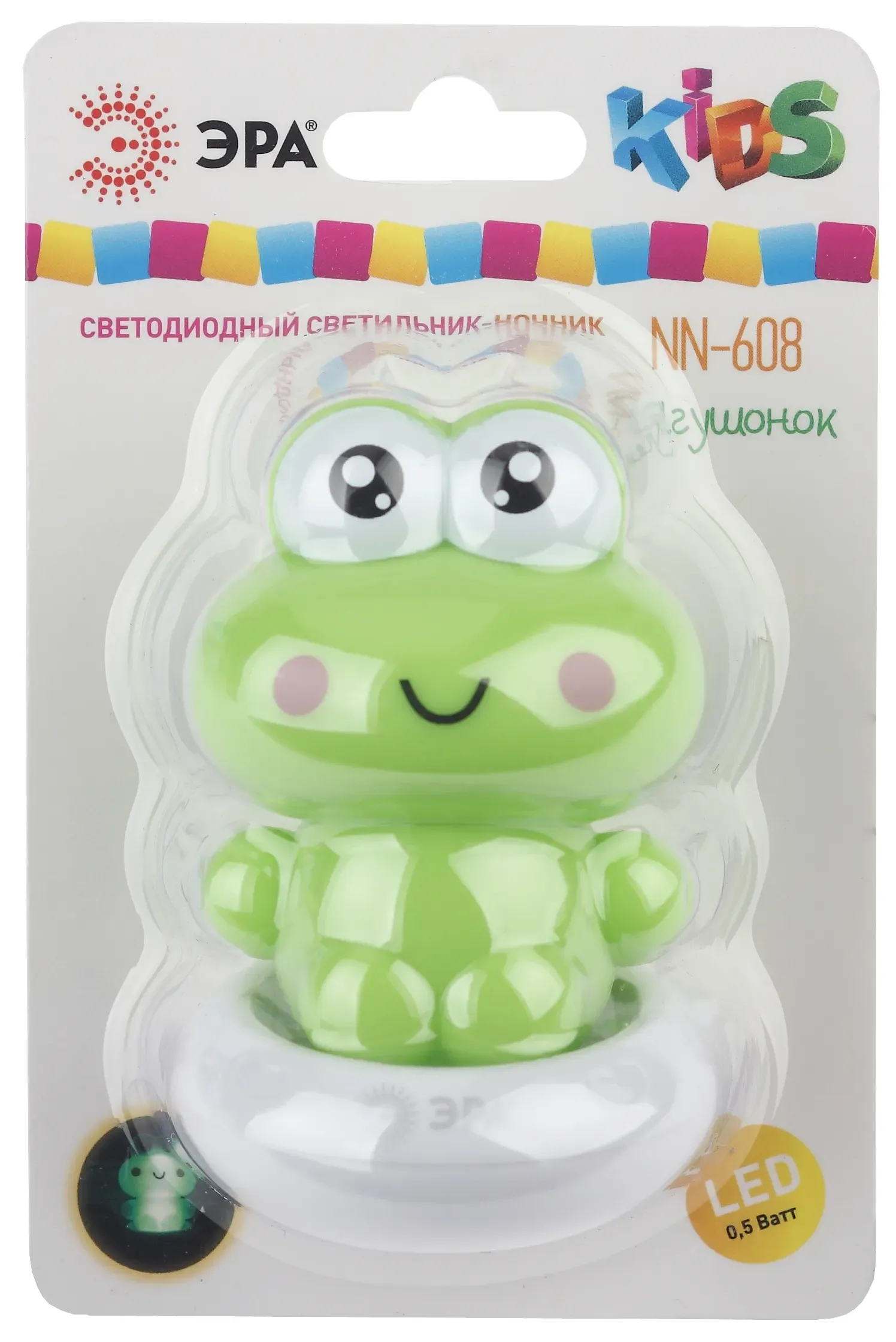 Ночник NN-608-SW-GR зеленый (12/240/960)