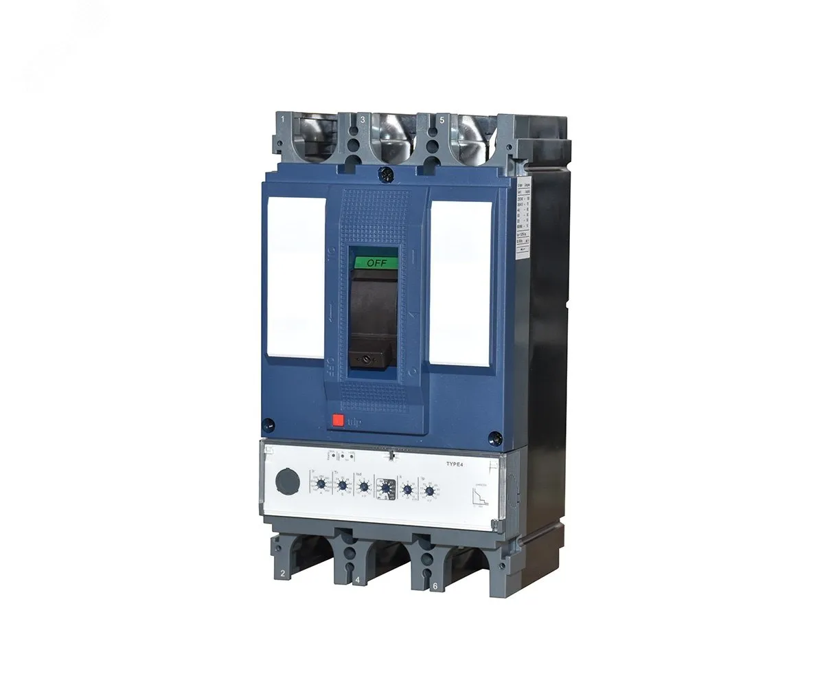 Автоматический выключатель BA40H-01L/4С/ZN25, Iн=63A (габ. ВА40Н-01, ном.ток 63А, откл. спос. 50кА, 4-полюсный, электронный расцепитель ZN25, стац исп.) ЧЭАЗ г.Чебоксары ЦУП29791