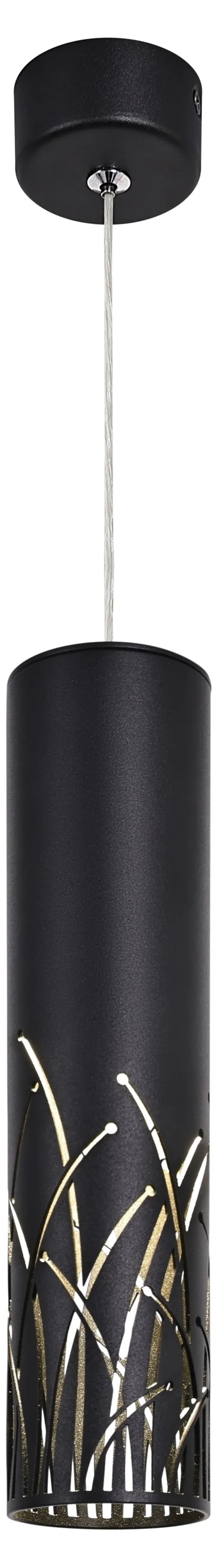 Светильник подвесной потолочный PL25 BK MR16 GU10 цилиндр черный ЭРА Б0061364