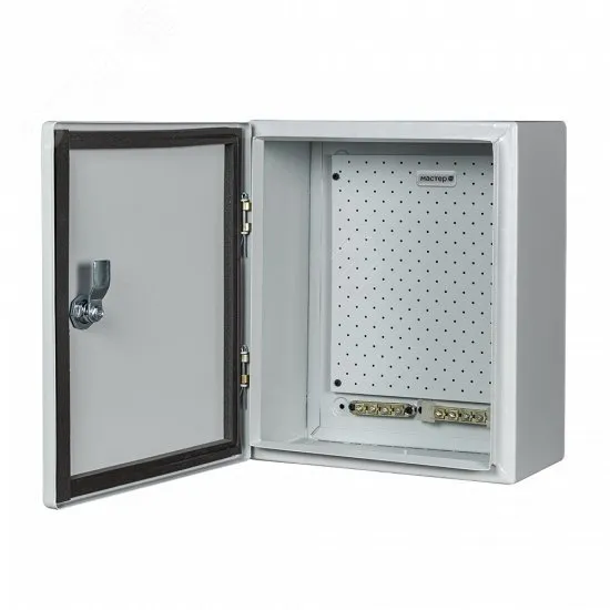 Шкаф с монтажной панелью, ip54, 290х390х190 мм MASTERMANN 00-00000034