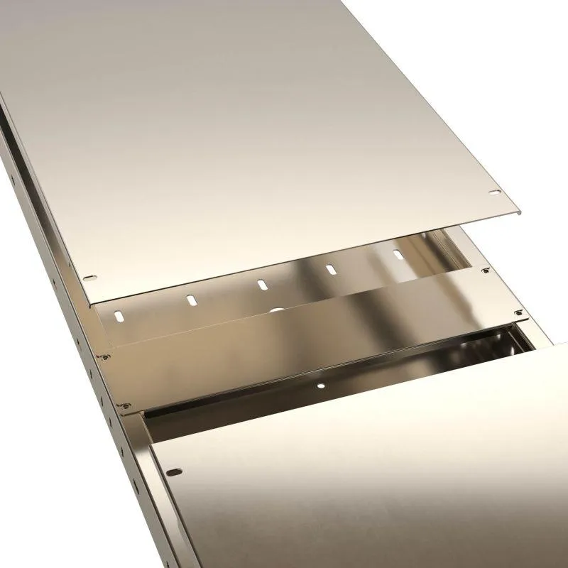 пластина для увеличения жесткости крышек, ширина 400 мм, AISI 304 DKC IGC40C