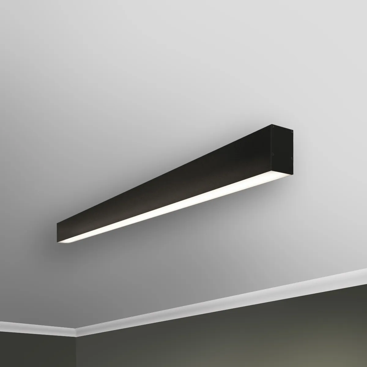 Светильник светодиодный RVE-PLS6070-1940-N (Линейный 1940x60x70мм 100Вт накладной 4000K Анод) RVElektro RVE00001913