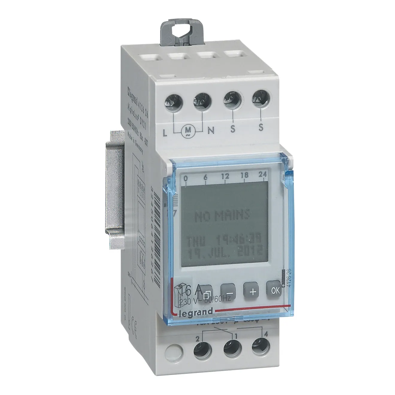 Программированный сумеречный выключатель 56 программ LEGRAND 412626