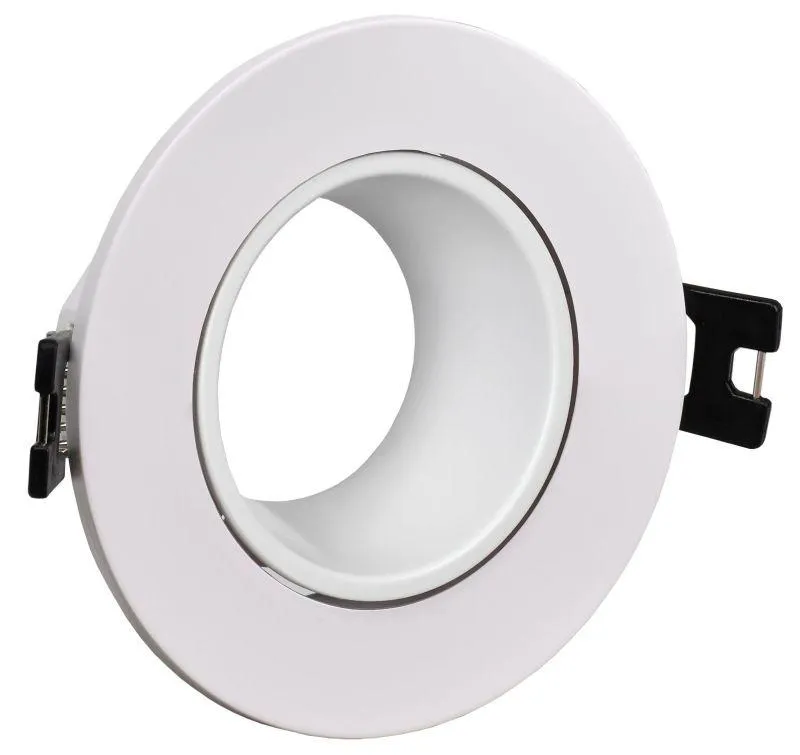 LIGHTING Светильник 4104 встраиваемый под лампу MR16 круг пластиковый белый IEK IEK LT-UVB0-4104-GU05-1-K01