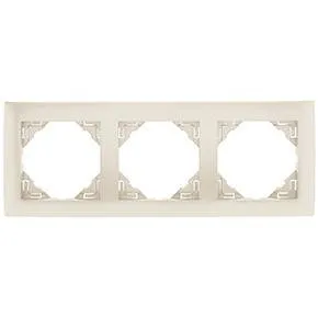 Efapel 90930 TPE 3-х местная рамка, жемчуг Efapel 90930 TPE