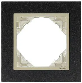 Efapel 90910 TGP Одиночная рамка, натуральный гранит/жемчуг Efapel 90910 TGP