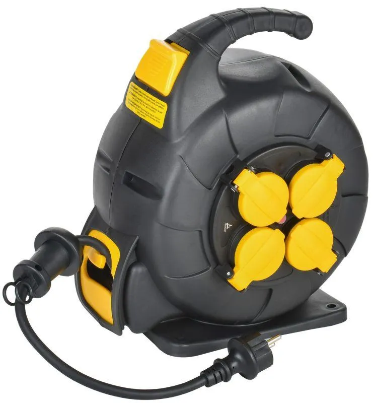 TWIST Катушка УК10 2P+PE/10м 3х1,5мм2 КГ автосм. IP44 IEK IEK TW-KP27-16-04-10-44