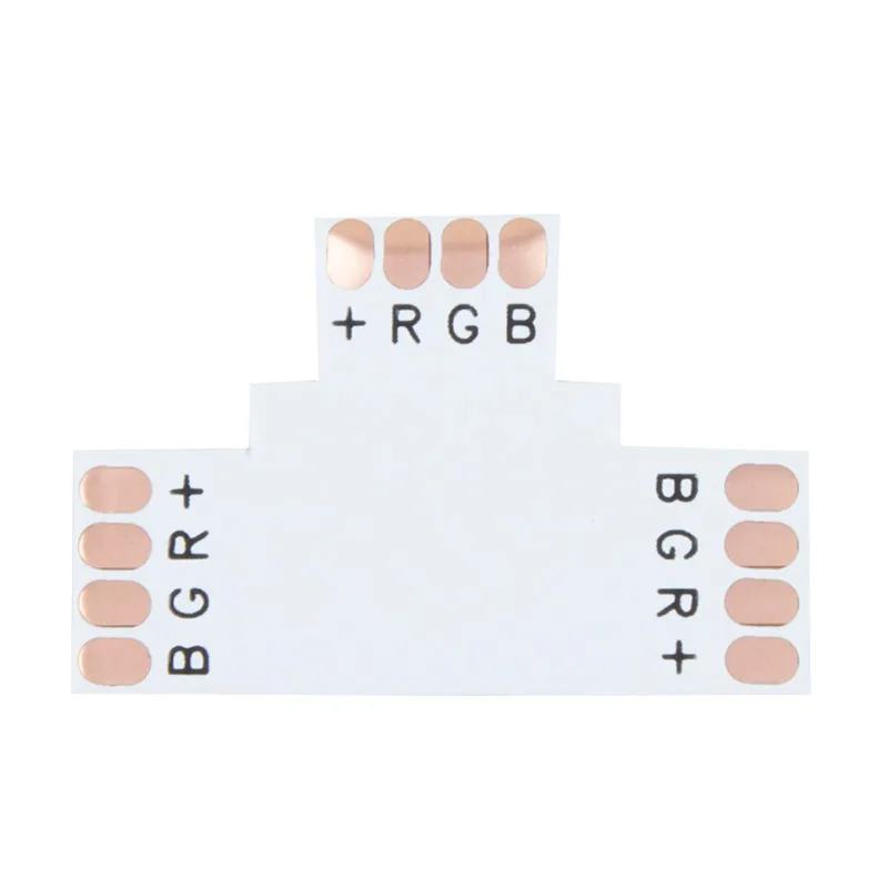 Плата соединительная (T) для RGB светодиодных лент шириной 10 мм LAMPER REXANT 144-126