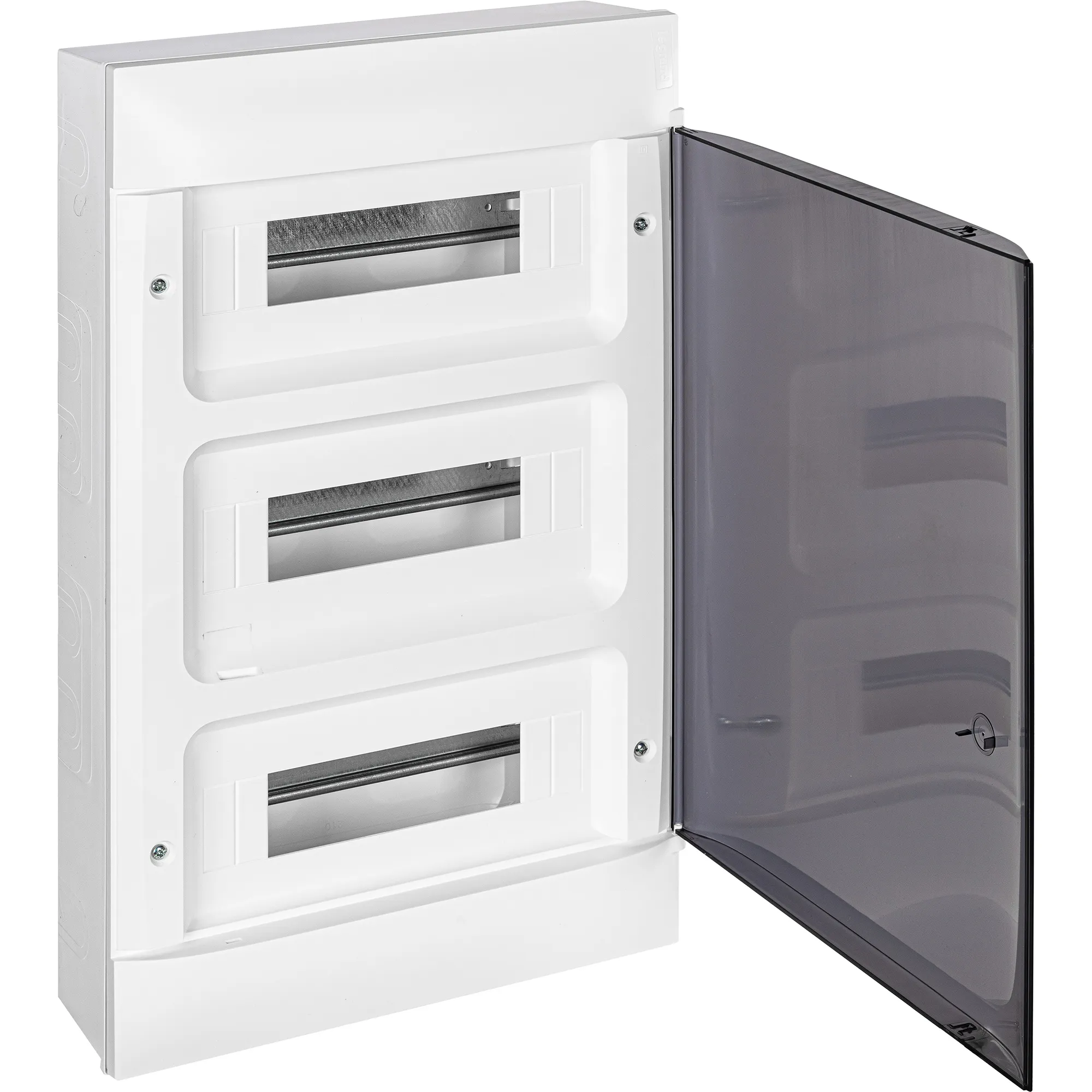 Practibox s пластиковый щиток навесной (щрн-п) 3x12 дымчатая дверь LEGRAND/DACCORD 135613