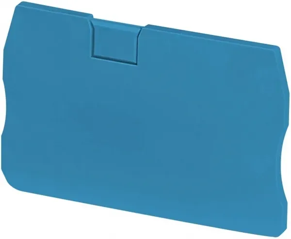 Крышка торцевая 2.2мм 2 точки присоединения синяя под пружинные клеммы NSYTRR22/NSYTRP22 SE (Schneider) NSYTRACR22BL