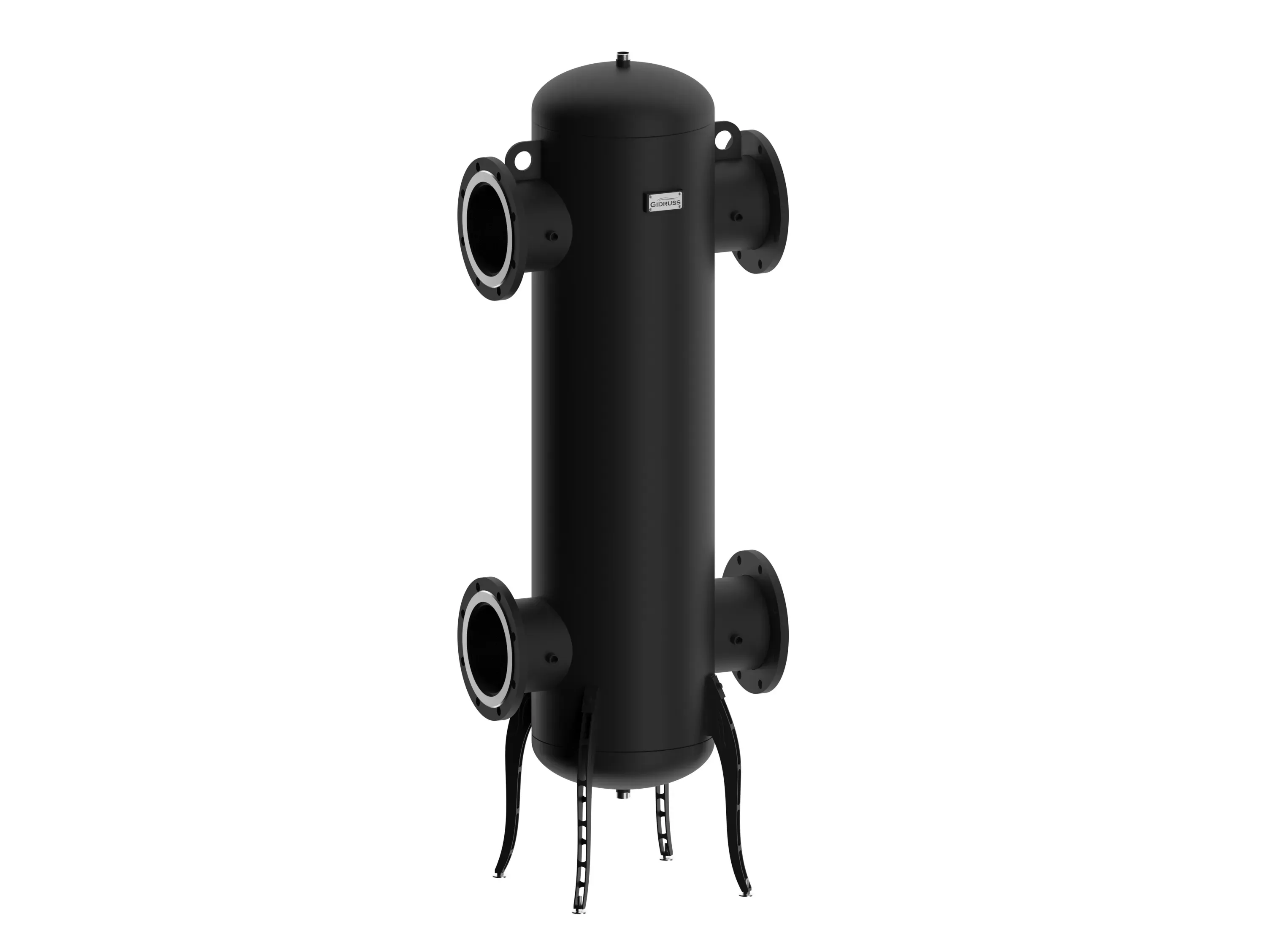 Стрелка гидравлическая GR-3000-200 DN 200 фланцевое соединение до 3000 кВт ст. 09Г2С Gidruss GR 30F00 21