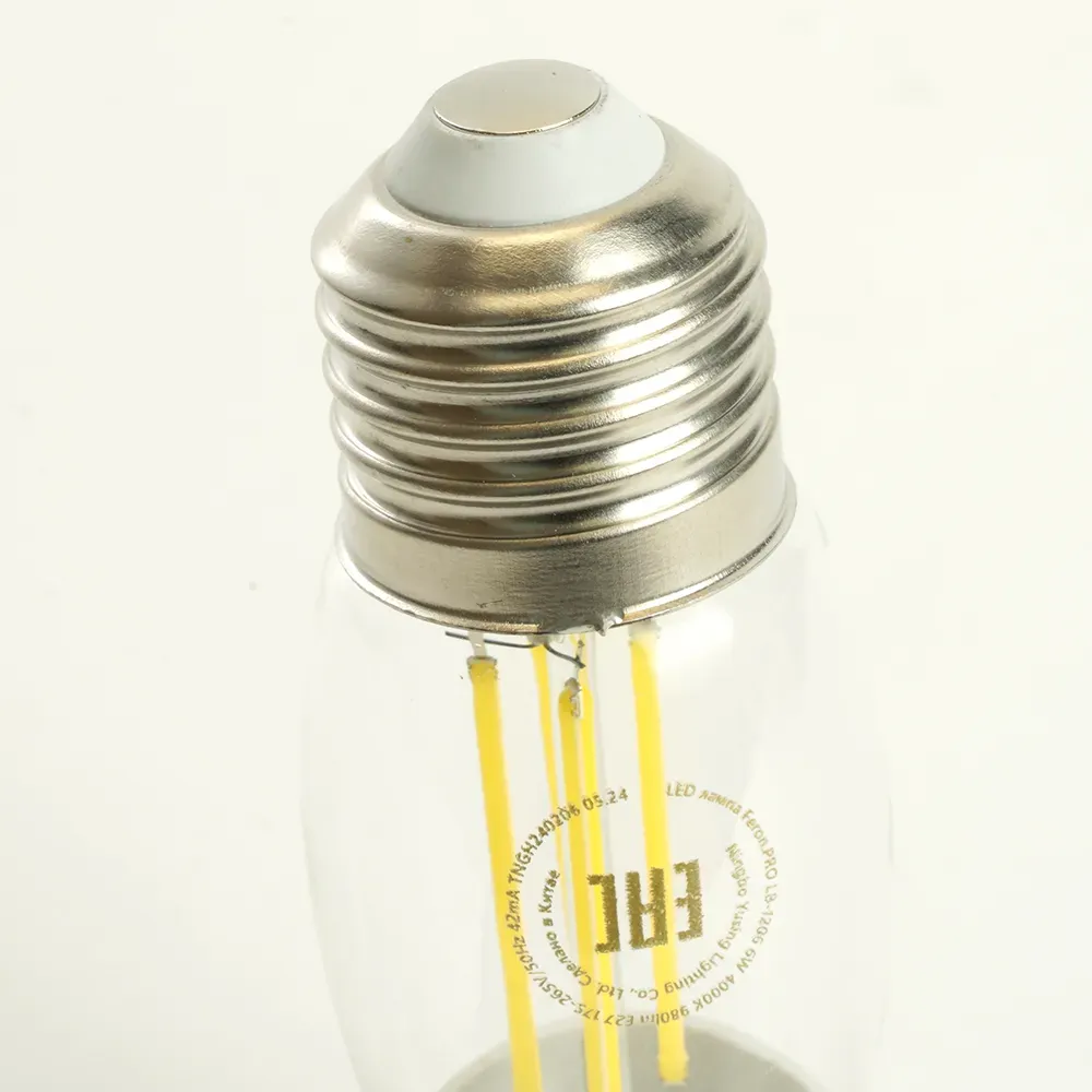 Лампа светодиодная LED 8вт Е27 дневной свеча FILAMENT Feron.PRO