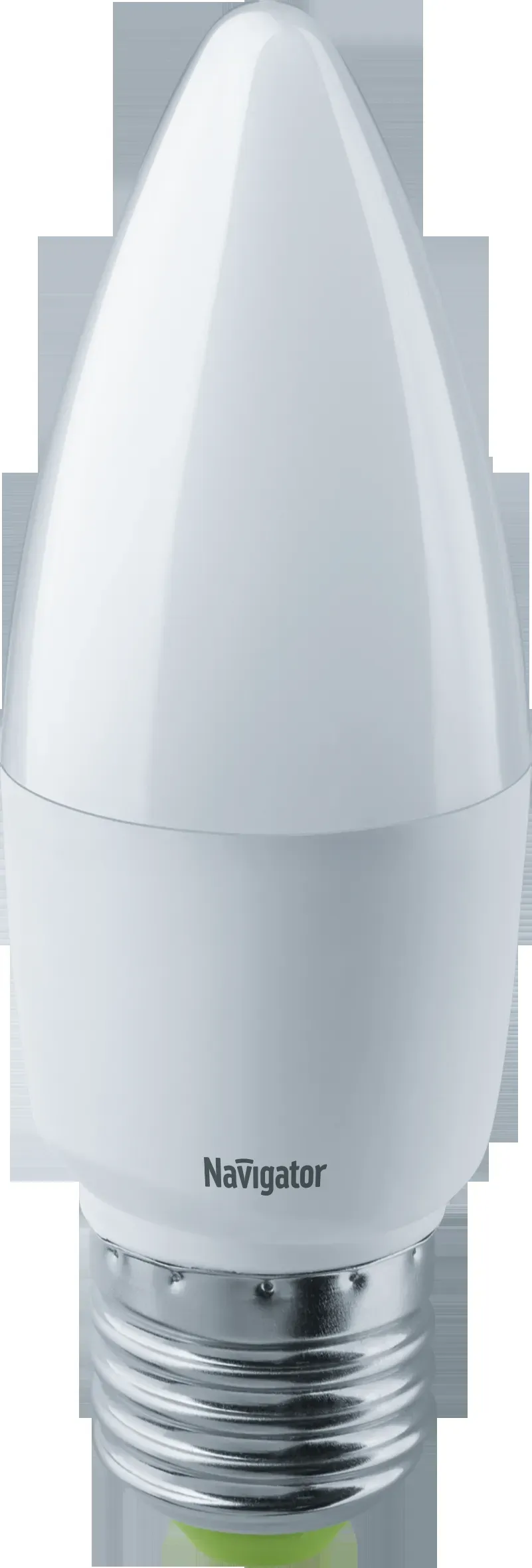 Лампа светодиодная led 8.5вт е27 дневной матовая свеча NAVIGATOR GROUP 20453