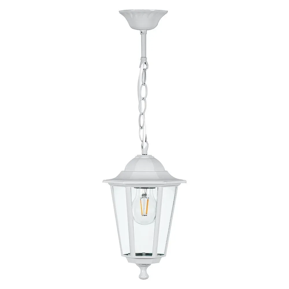 Светильник НСУ-60w цепь Е27 IP44 белый FERON 11059