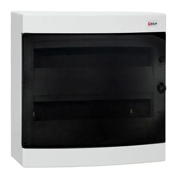 щит распределительный навесной unix прозрачная дверь 2х18 (36) модулей 361x396x112 ip40 EKF UX-2X18-N