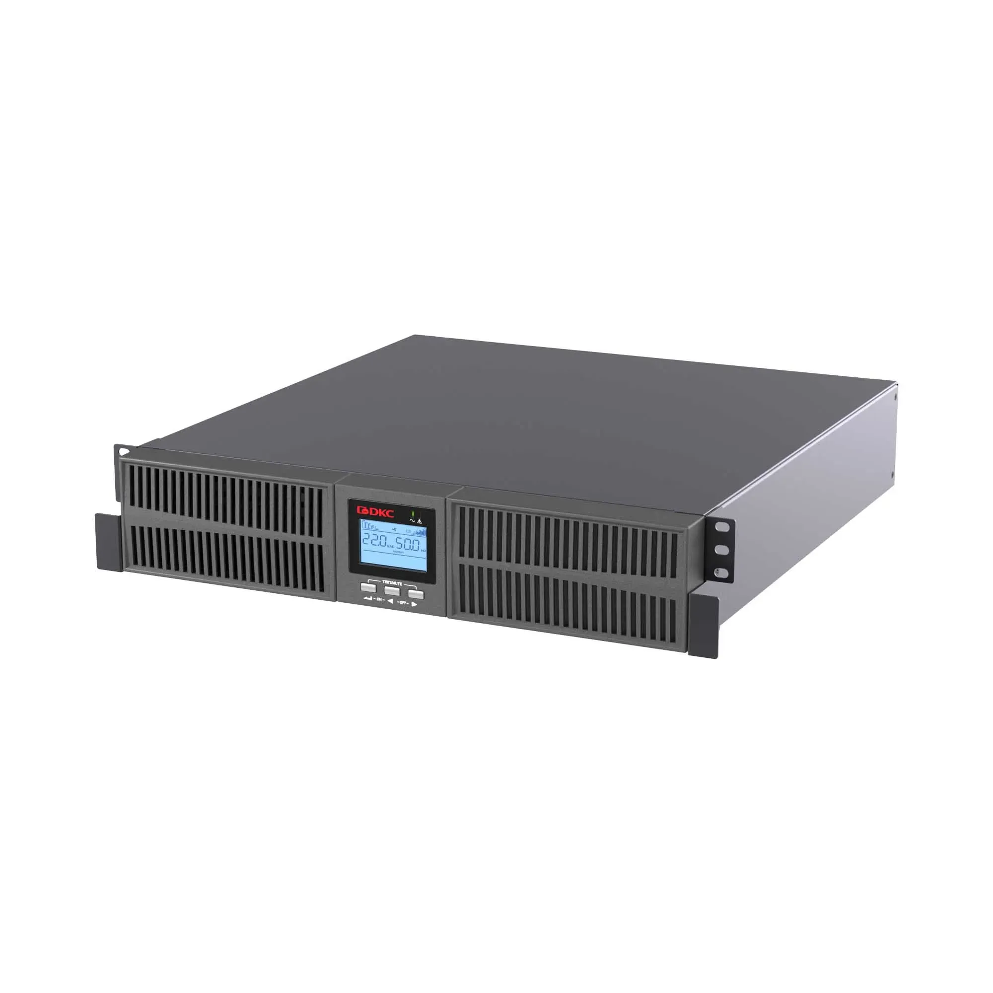 Источник бесперебойного питания Online Small Rackmount, 1000 ВА/900 Вт, 1/1, 6xIEC C13,EPO, USB, RS-232, Rack 2U, з/у 6А, без АКБ DKC IT SMALLR1A0PI