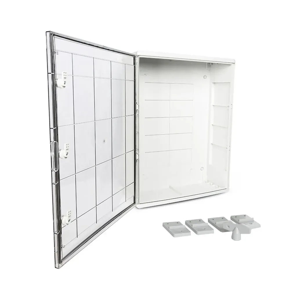 Корпус пластиковый с монтажной панелью щмп ip65 прозрачная дверь 800х600х260 ПРОМРУКАВ PR08.26497