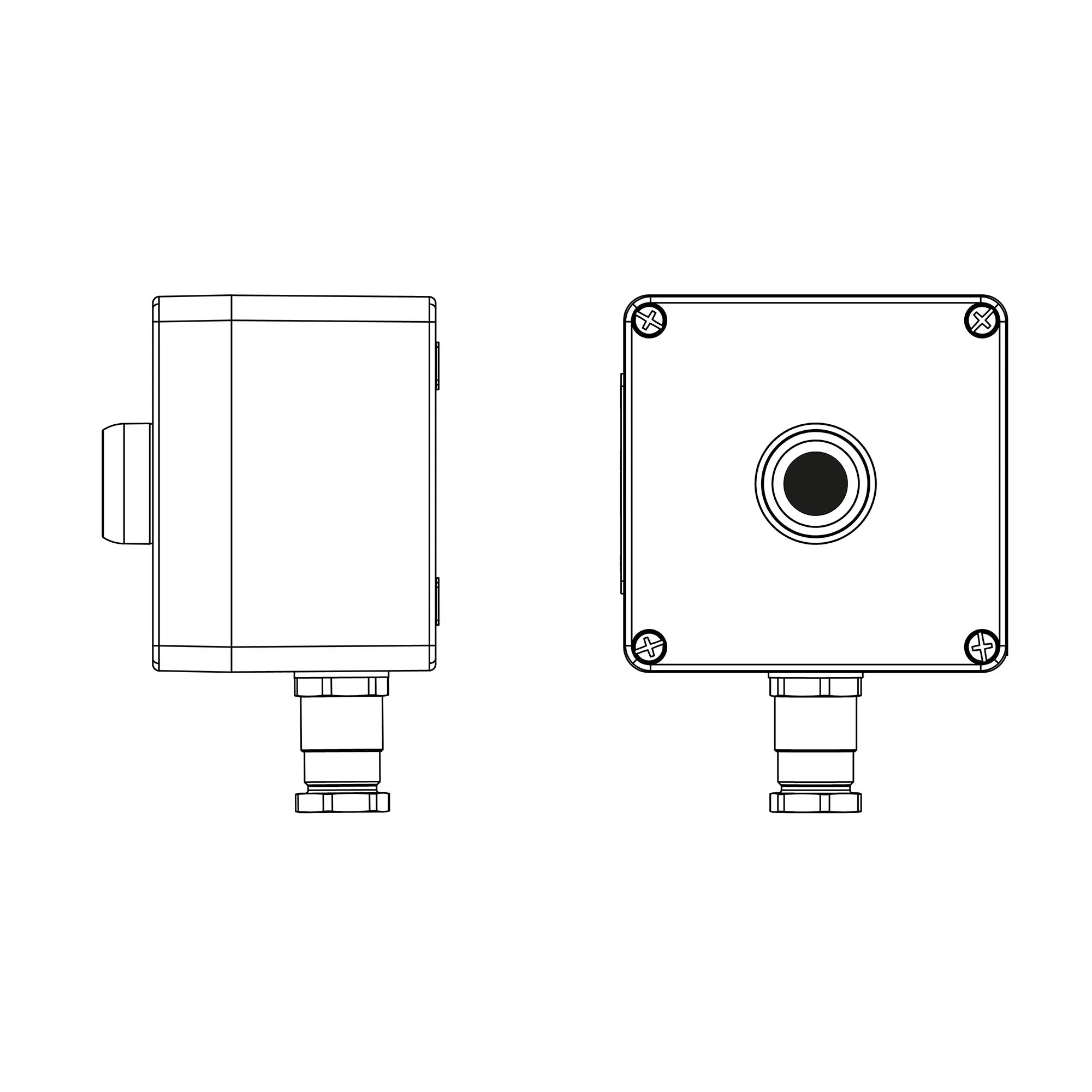 Взрывозащищенный пост управления из полиэстера CPE-P-03-(1xP1B(11))-1xKH2MHK(C)1Ex d e IIC Т5 Gb / Ex tb IIIC T95°C Db IP66 / КЗ DKC 2231.031.22.1216