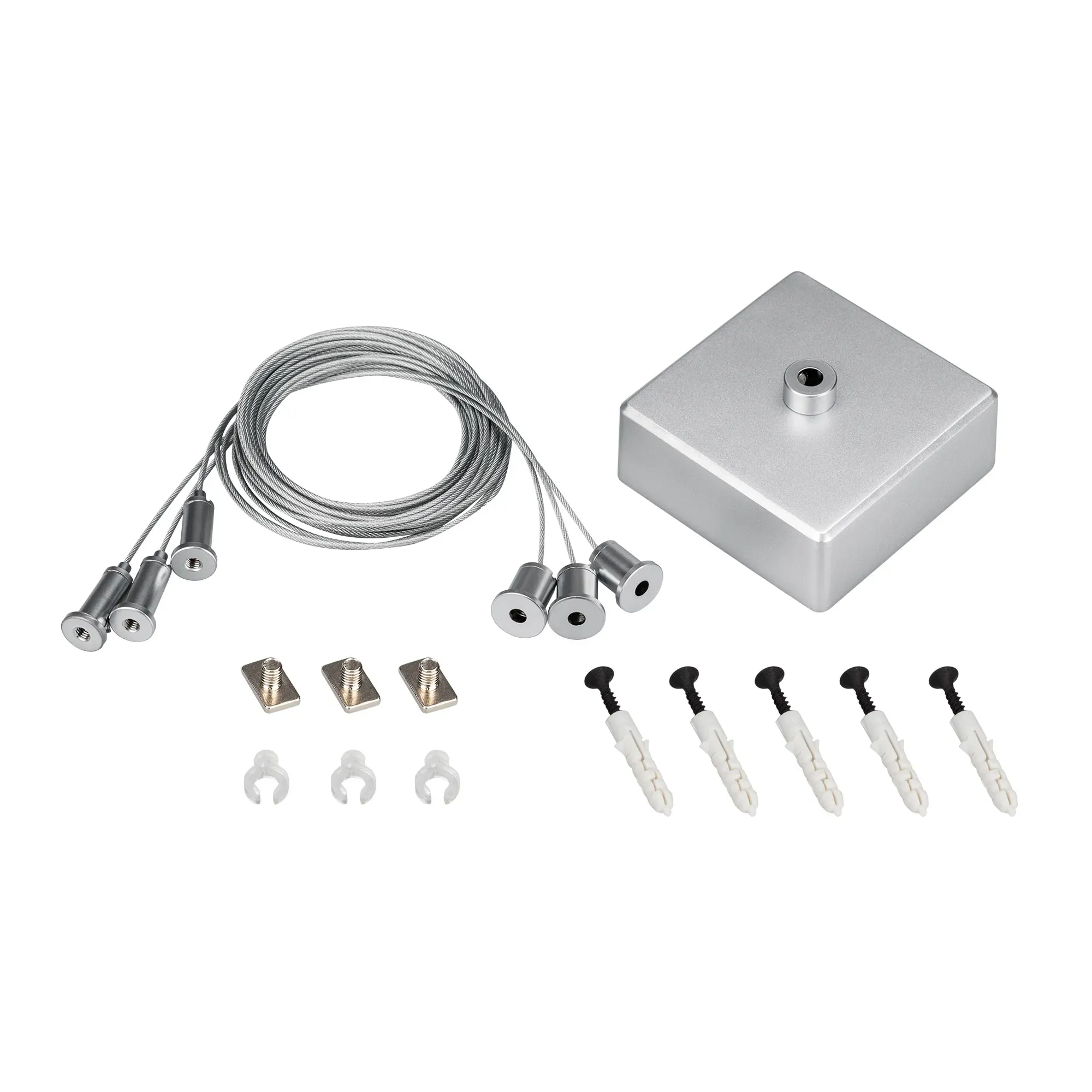 Подвес ARL-3x2m Set (Silver box, Pad 9x2мм) (металл) Arlight 040293