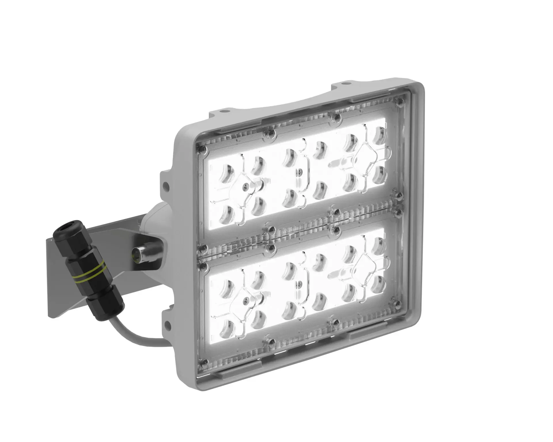 Светильник l-pixel 1/banner/50/г60/740/(r5)/01/mt-km/i2-c1/220ac ip66 ral7035 LEDEL PX50-31416-123-182