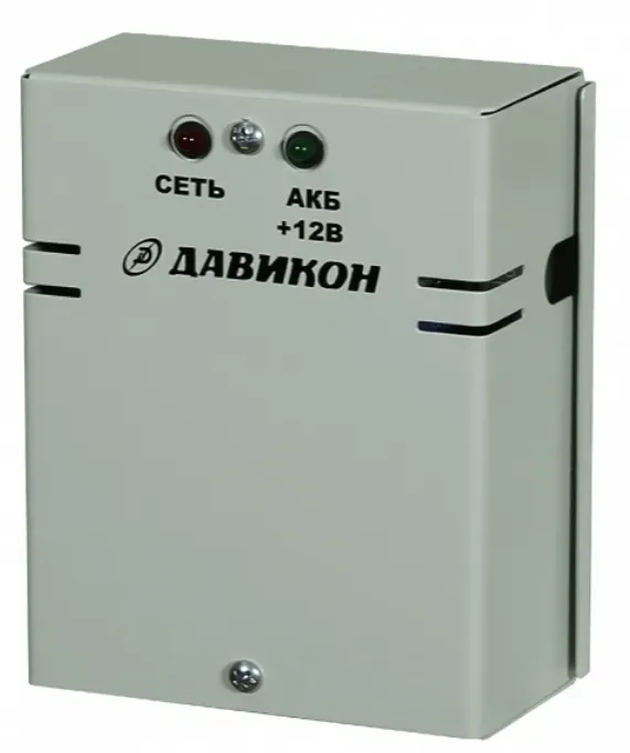 Источник вторичного электропитания резервированный 12В 1,5А Давикон ИВЭПР-1215А