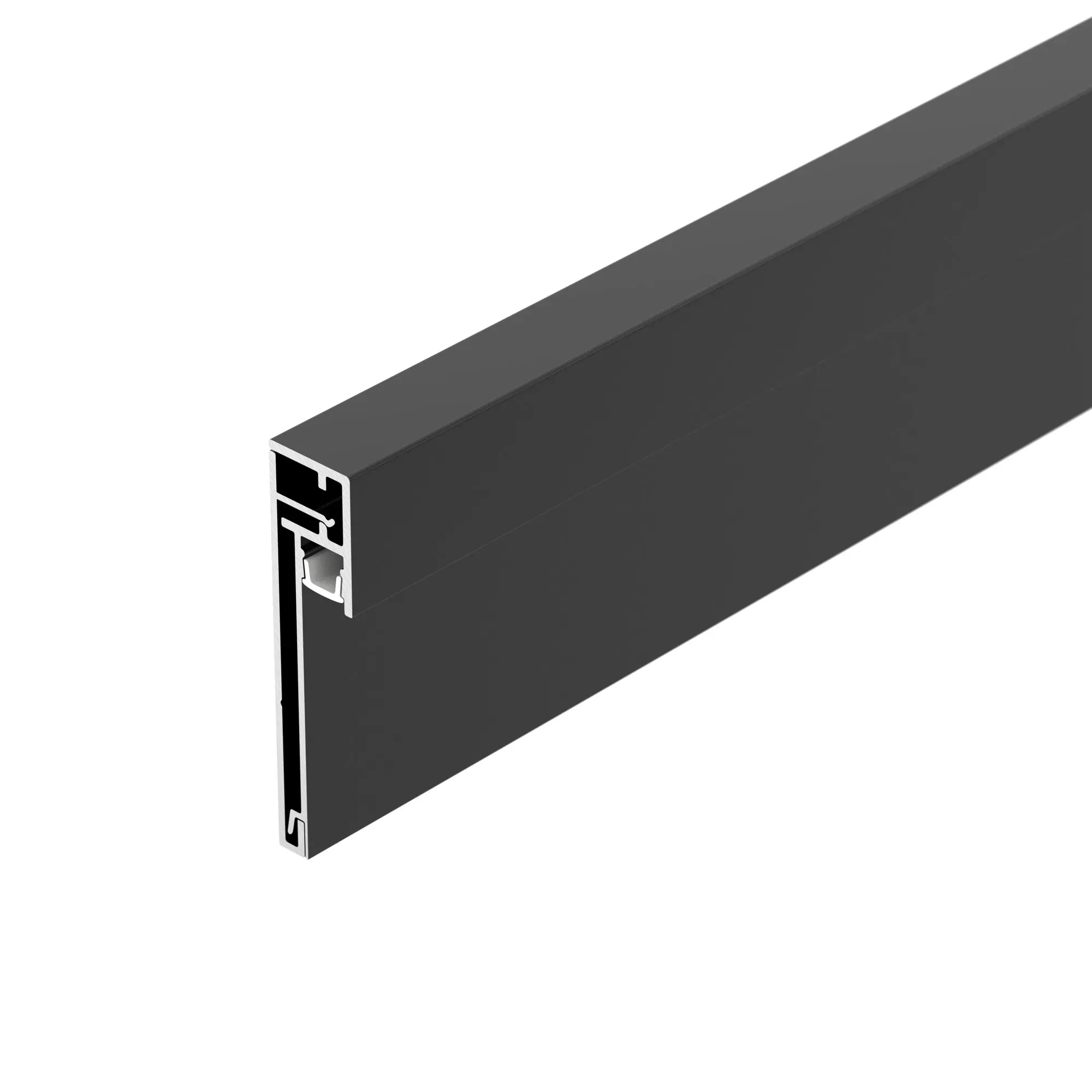 Профиль PLINTUS-H54B-2000 BLACK (Arlight, Алюминий) Arlight 046140