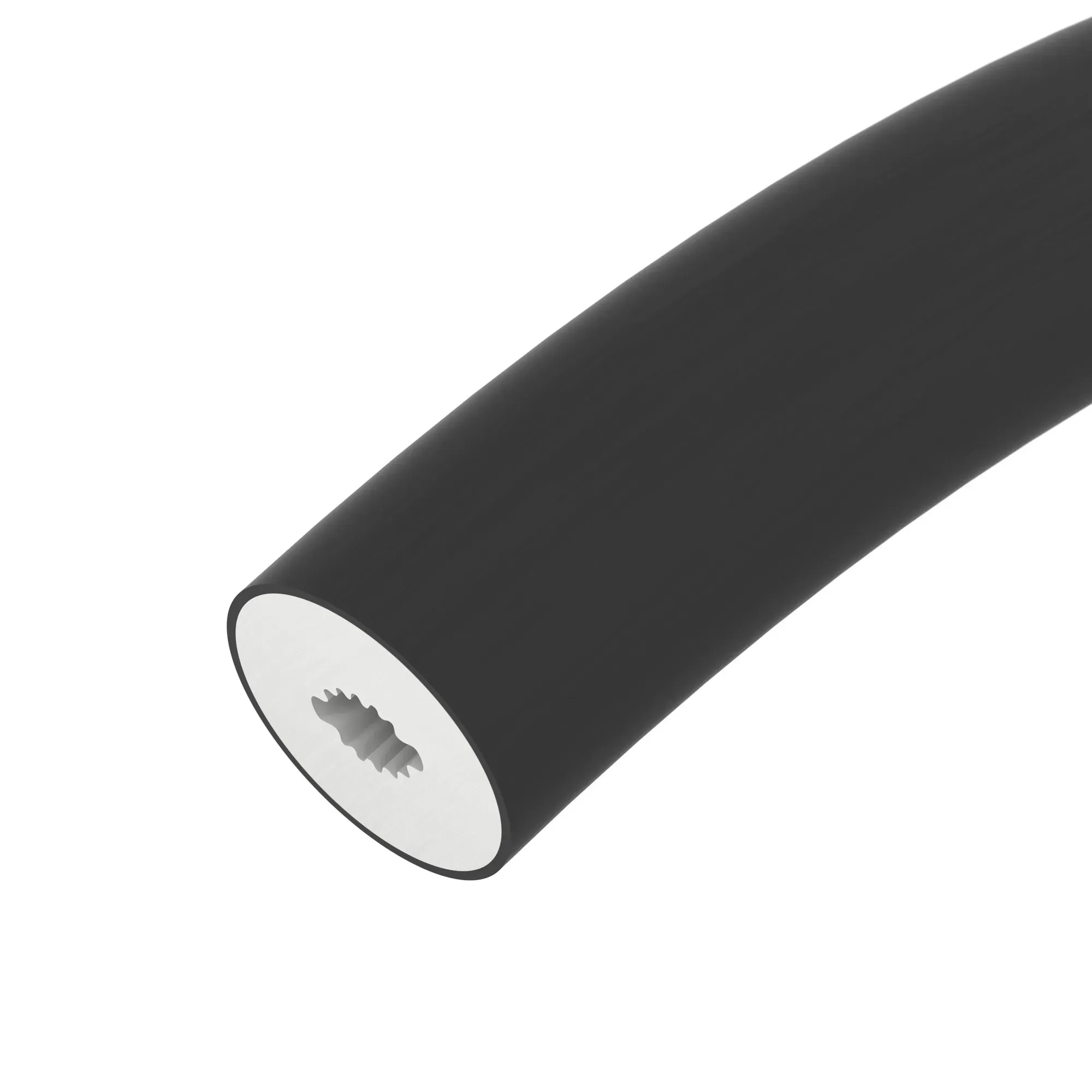 Силиконовый профиль WPH-FLEX-D22-360deg-S8-5m BLACK (Arlight, Силикон) Arlight 045866