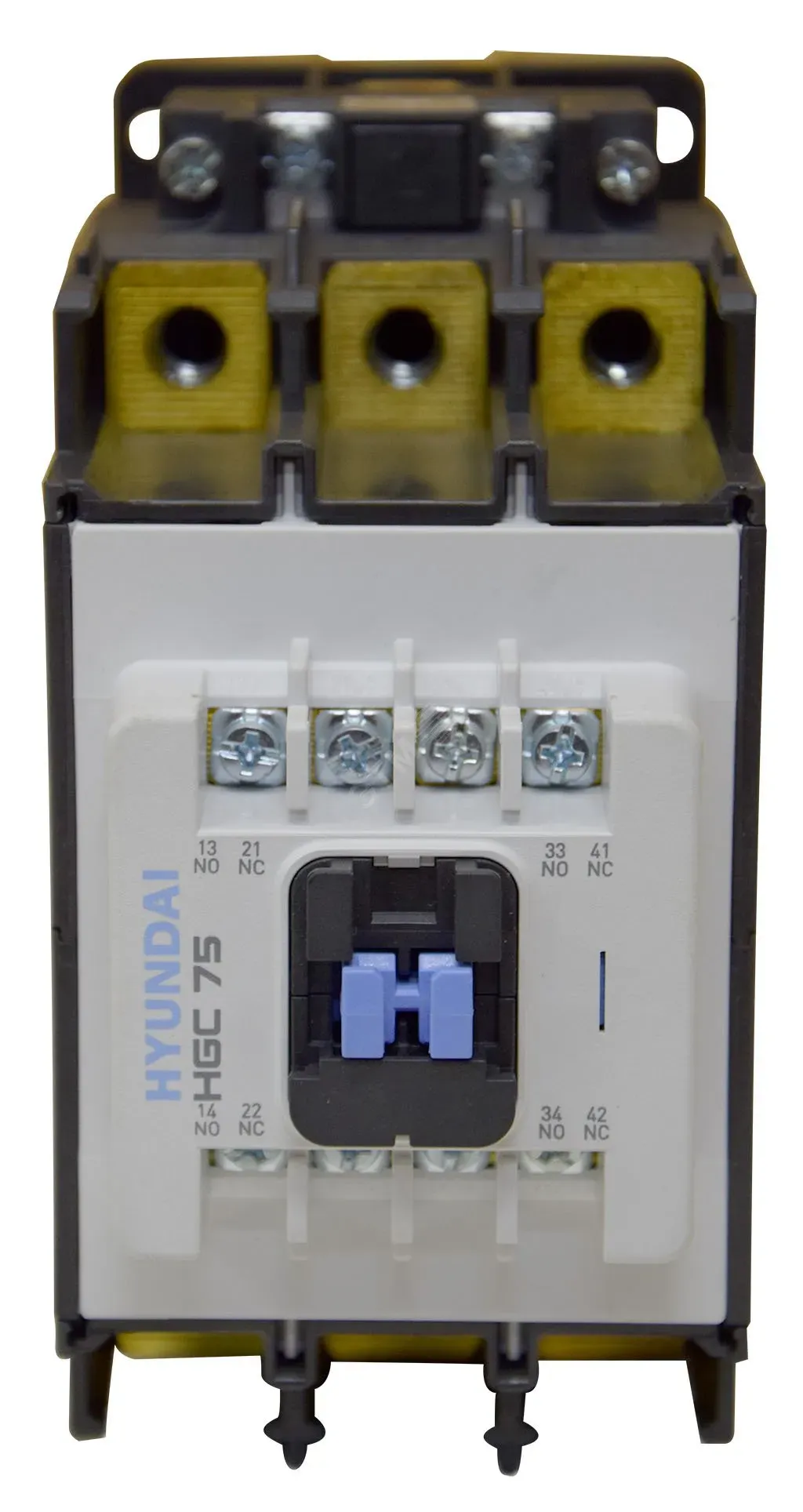 Магнитный контактор HGC75 22NS X220 75А 37 квт при АС3 (380-440В) напряжение катушки 220В АC 2НО+2НЗ Элком 13.01.01.000550