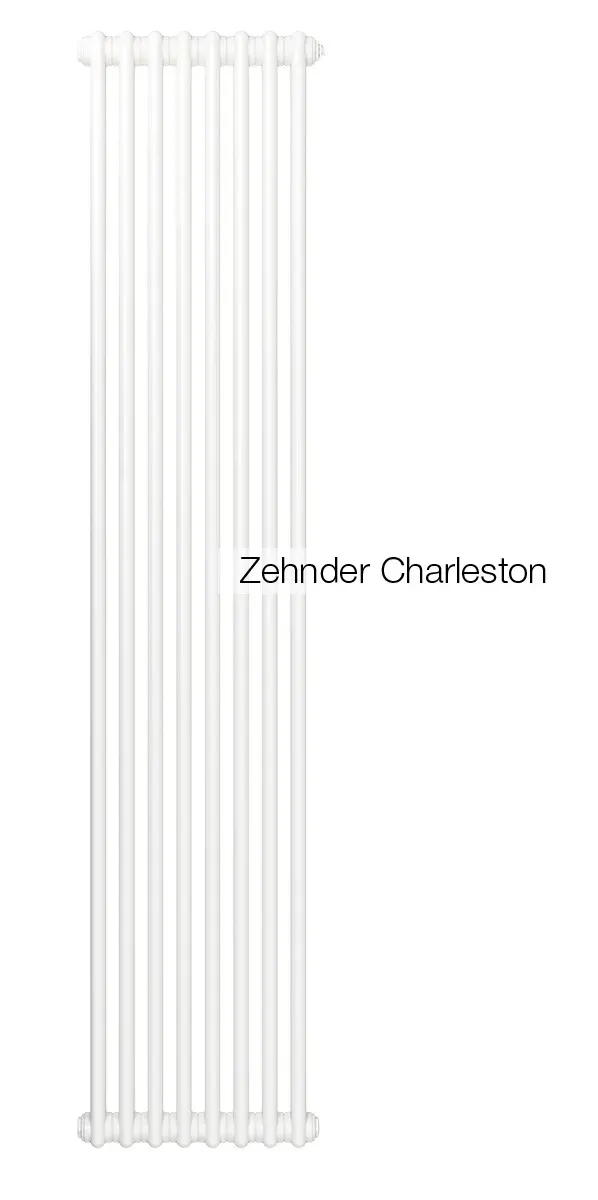 Радиатор трубчатый настенный трехрядный 1800/100/10 боковое подключение с комплектом кронштейнов белый Zehnder НС-1295896