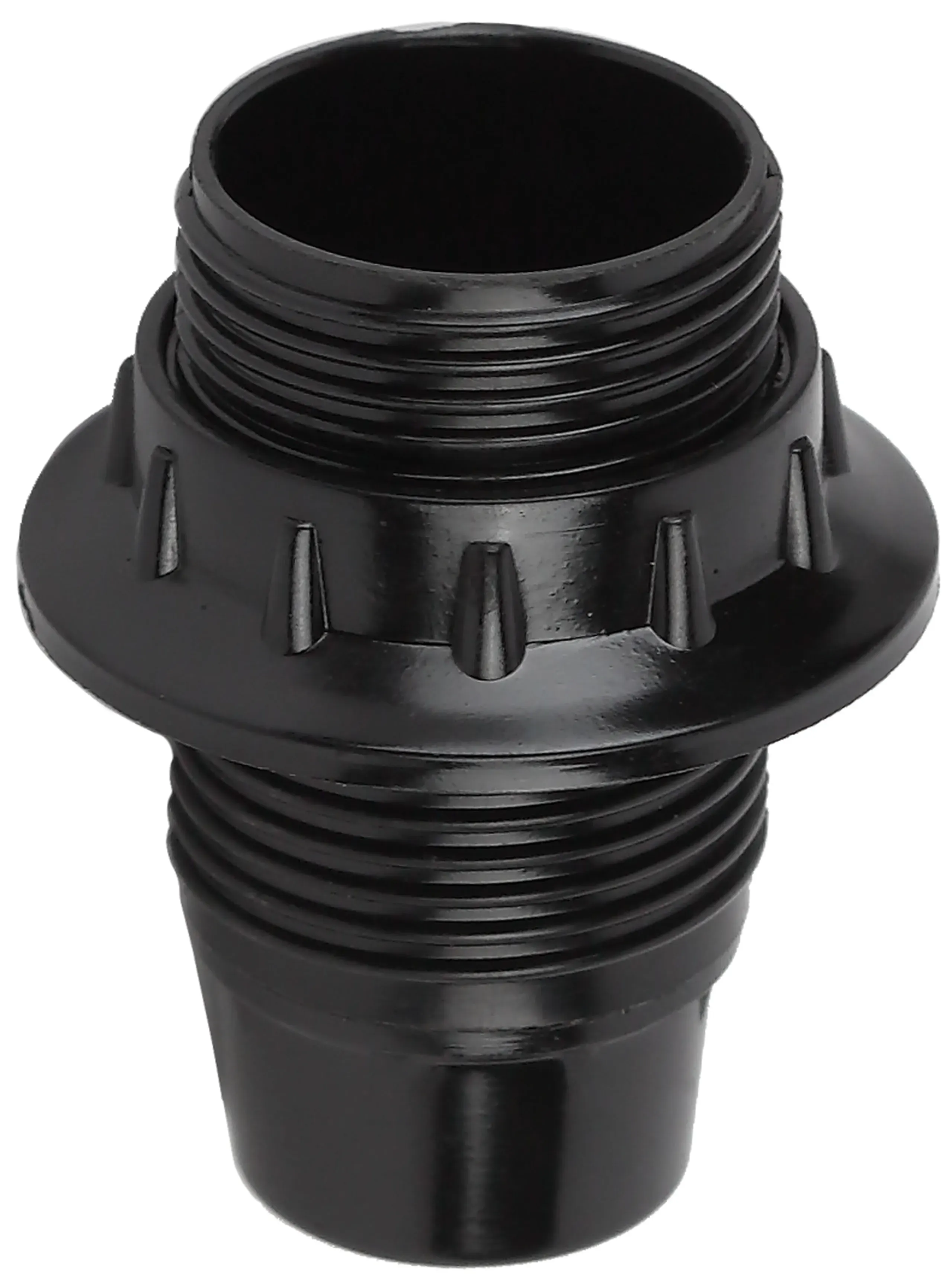 Патрон Е14 с кольцом, бакелит, черный (50/200/3200) ЭРА Б0043686